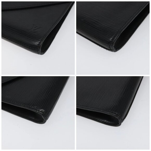 LOUIS VUITTON Epi Art Deco Clutch Bag Black - Picture 15 of 15
